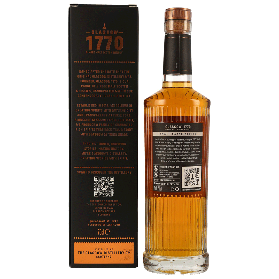 1770 Glasgow Single Malt - 6 Jahre - Cognac Cask Finish