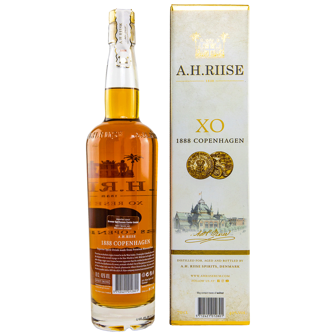 A.H. Riise 1888 Copenhagen Gold Medal Rum