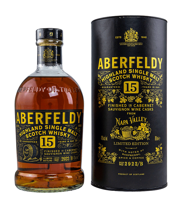 Aberfeldy 15 Jahre - Napa Valley Red Wine Cask