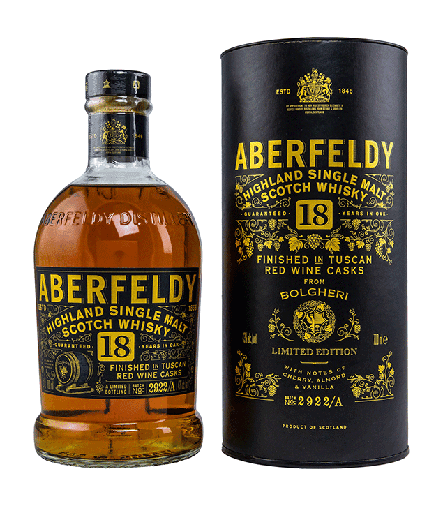 Aberfeldy 18 Jahre - Bolgheri Italian Red Wine Casks