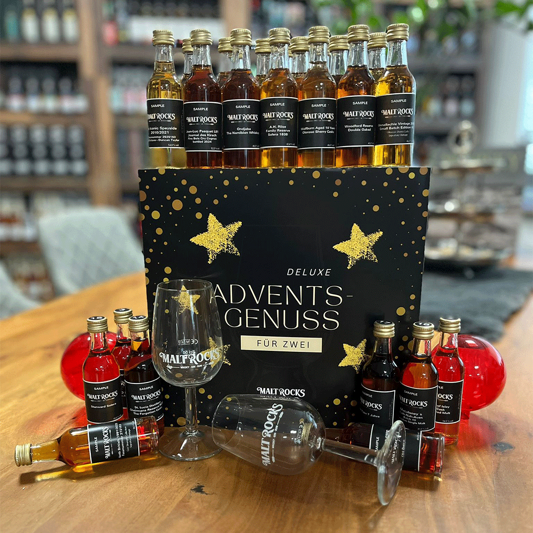 Adventskalender - Adventsgenuss für zwei - 24 x 5cl