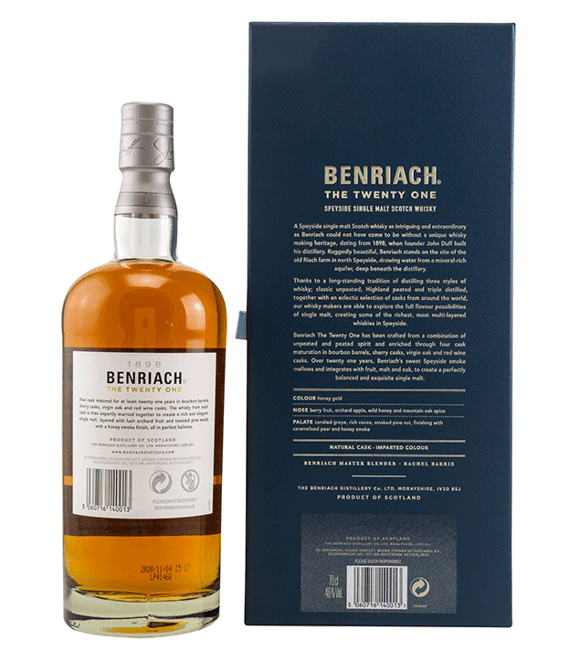 Benriach 21 Jahre - The Twenty One