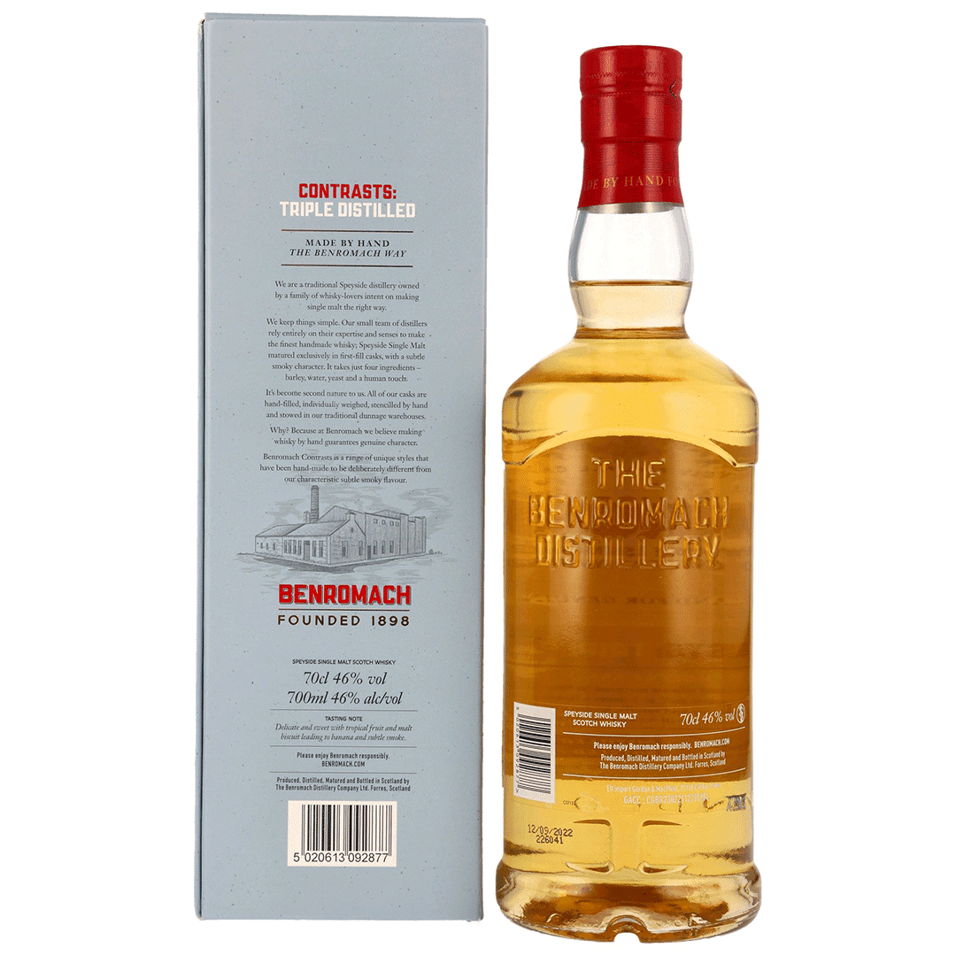 Benromach 2011/2022 - 10 Jahre - Triple Distilled - Bourbon Barrels