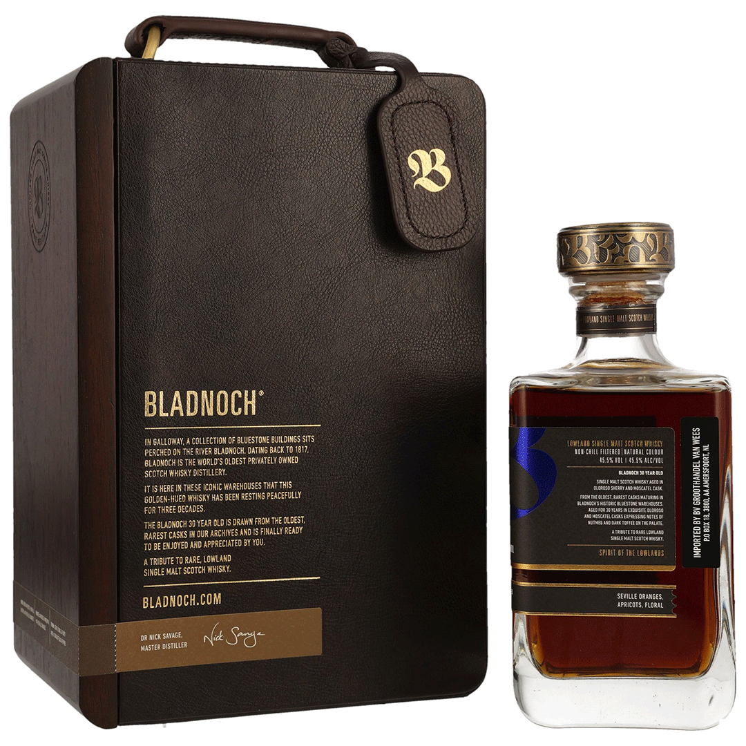 Bladnoch 30 Jahre - Limited Edition 2022 - Oloroso Sherry & Moscatel Cask Matured