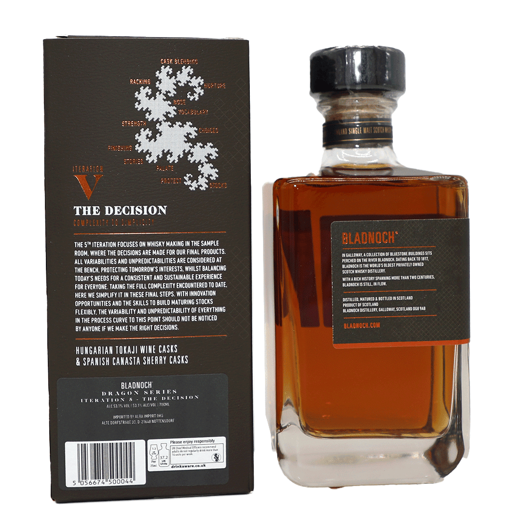 Bladnoch Dragon Series V - The Decision - Tokaji Wine and Canasta Sherry Casks