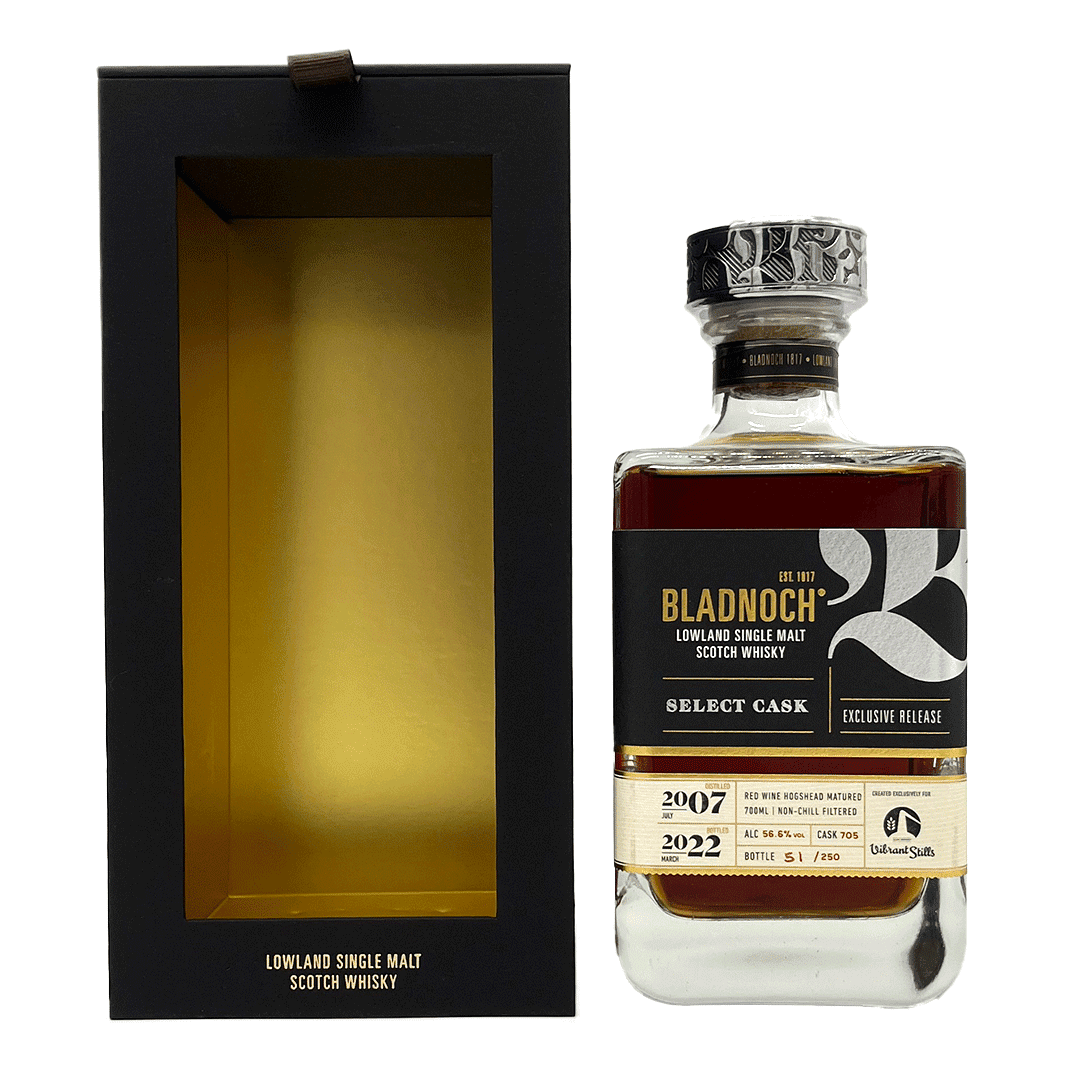 Bladnoch Vibrant Stills - Single Red Wine Cask - 15 Jahre