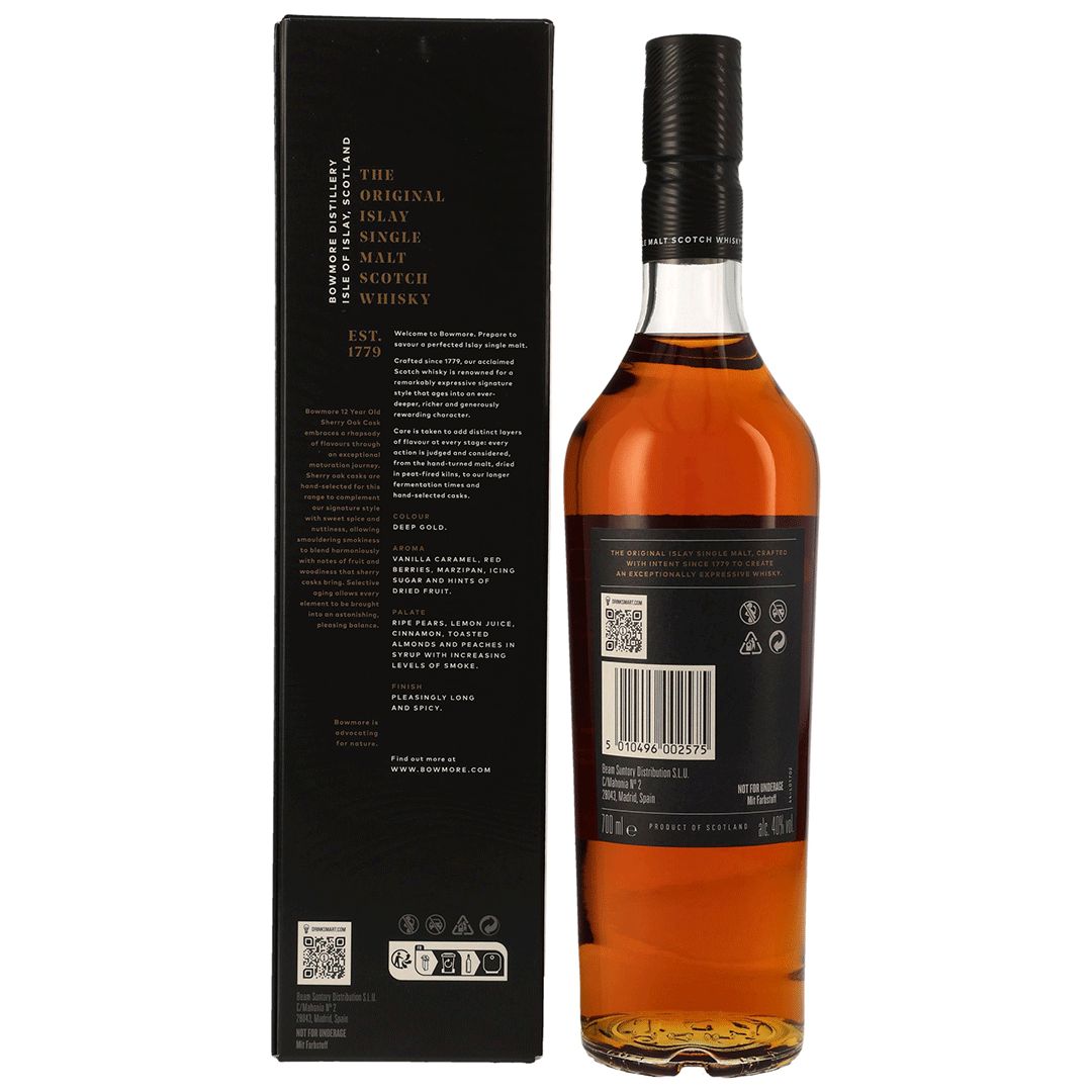 Bowmore 12 Jahre - Sherry Oak Cask - 2024