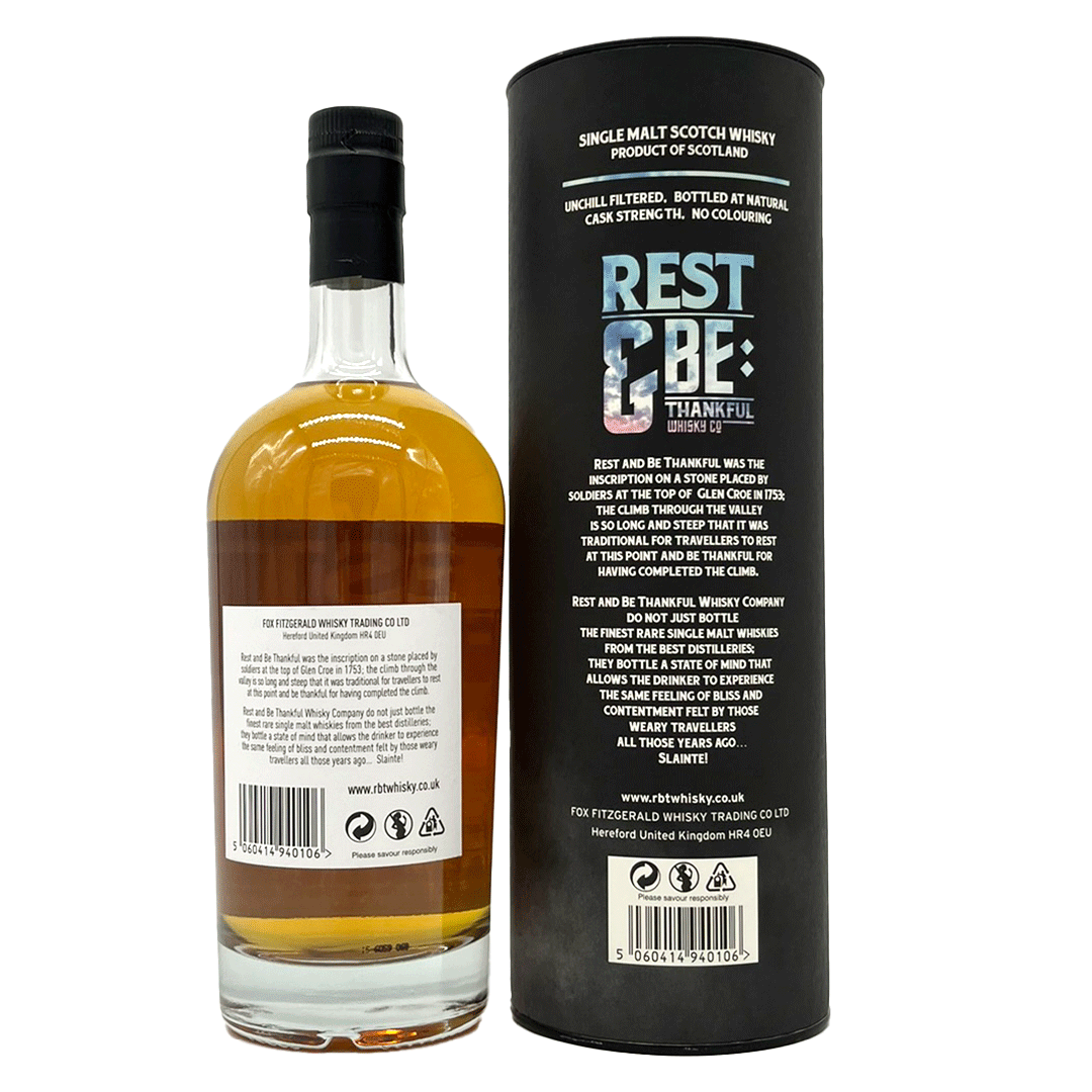 Bruichladdich 2002/2015 - Bourbon Cask - Fassnummer 588 - Rest & be Thankful Whisky Company