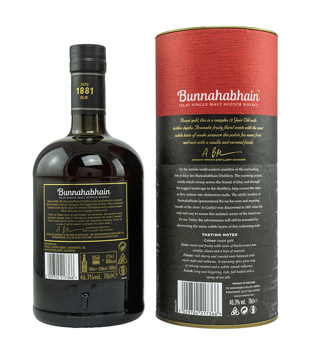 Bunnahabhain 12 Jahre