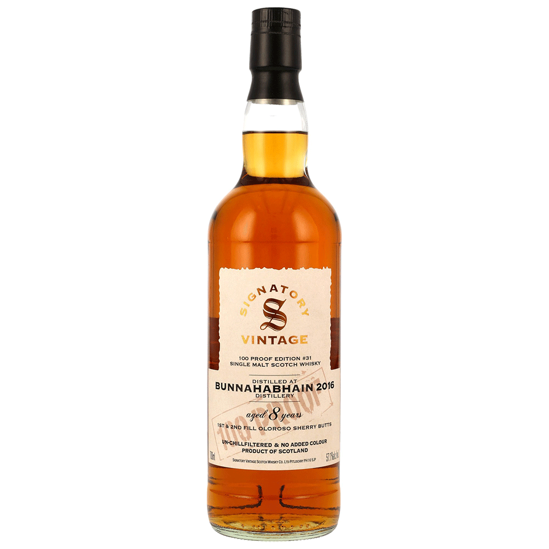 Bunnahabhain 2016/2024 - 8 Jahre - Signatory 100 PROOF Edition #31