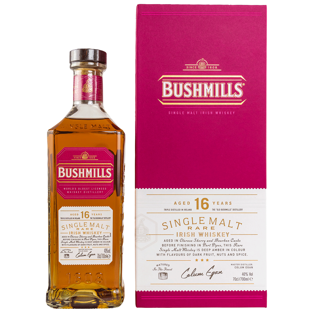 Bushmills 16 Jahre - Three Woods - Single Malt Irish Whiskey