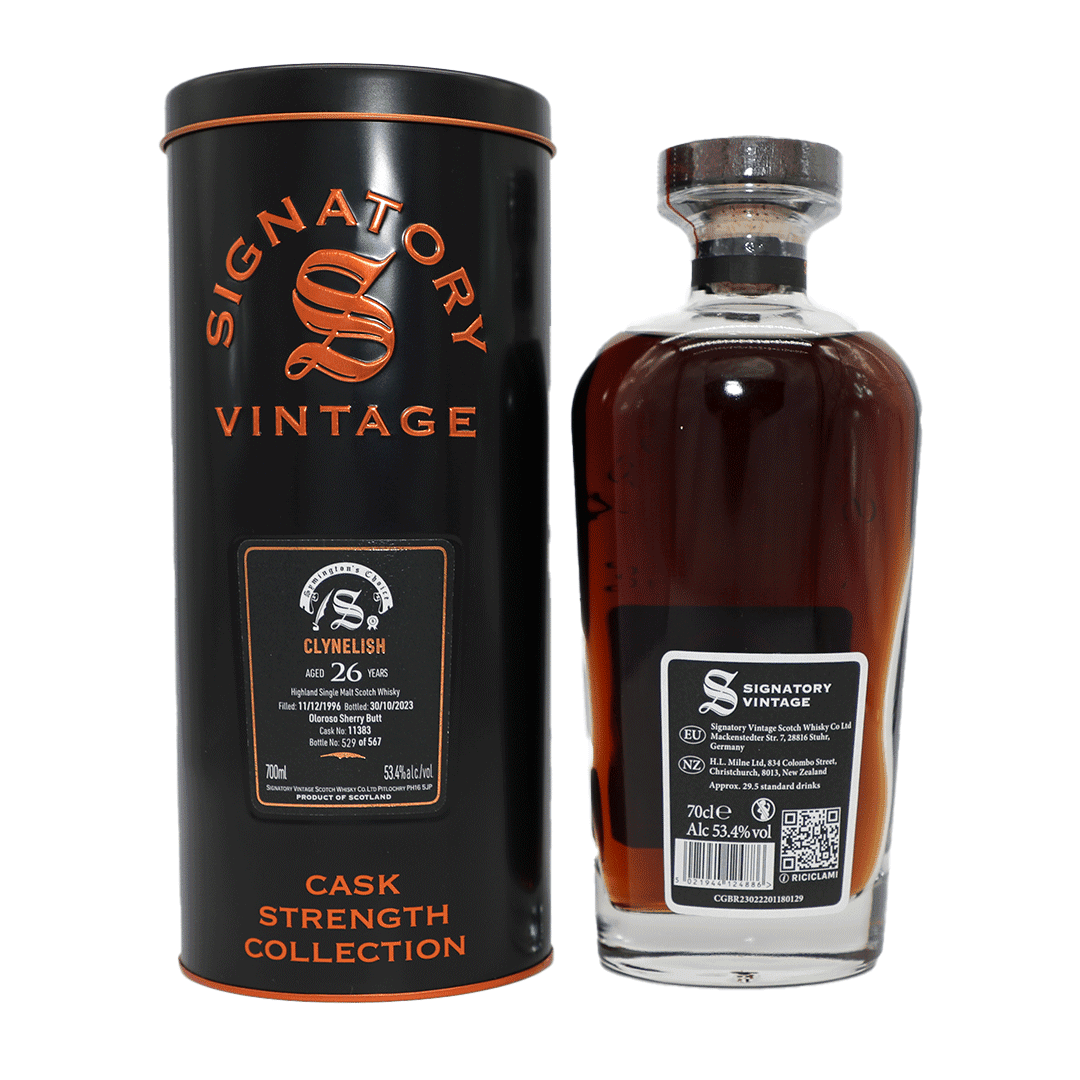 Clynelish 1996/2023 - 26 Jahre - Fassnummer 11383 - Symingtons Choice - Signatory Vintage