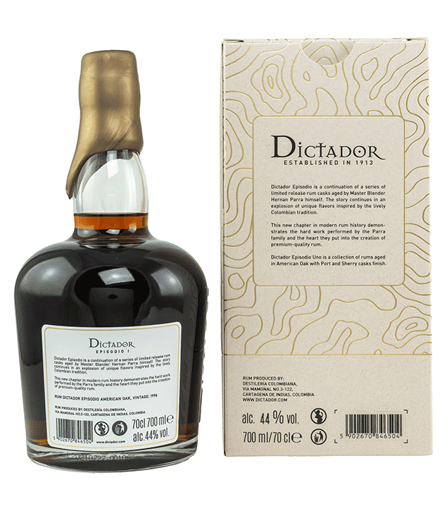 Dictador Episodio I American Oak Casks 1996/2021