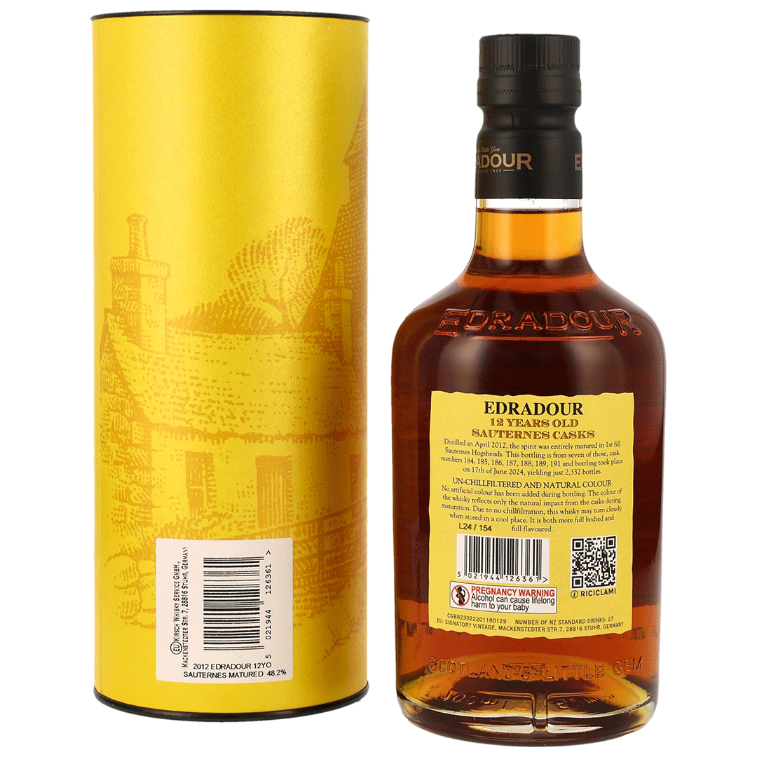 Edradour 2012/2024 - 12 Jahre - Sauternes Small Batch