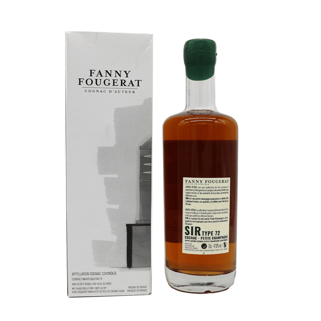 Fanny Fourgerat Sir Type 72 - Cognac Petit Champagne - 50 Jahre - Bottle Nr. 039/768 - 47,8% Vol.