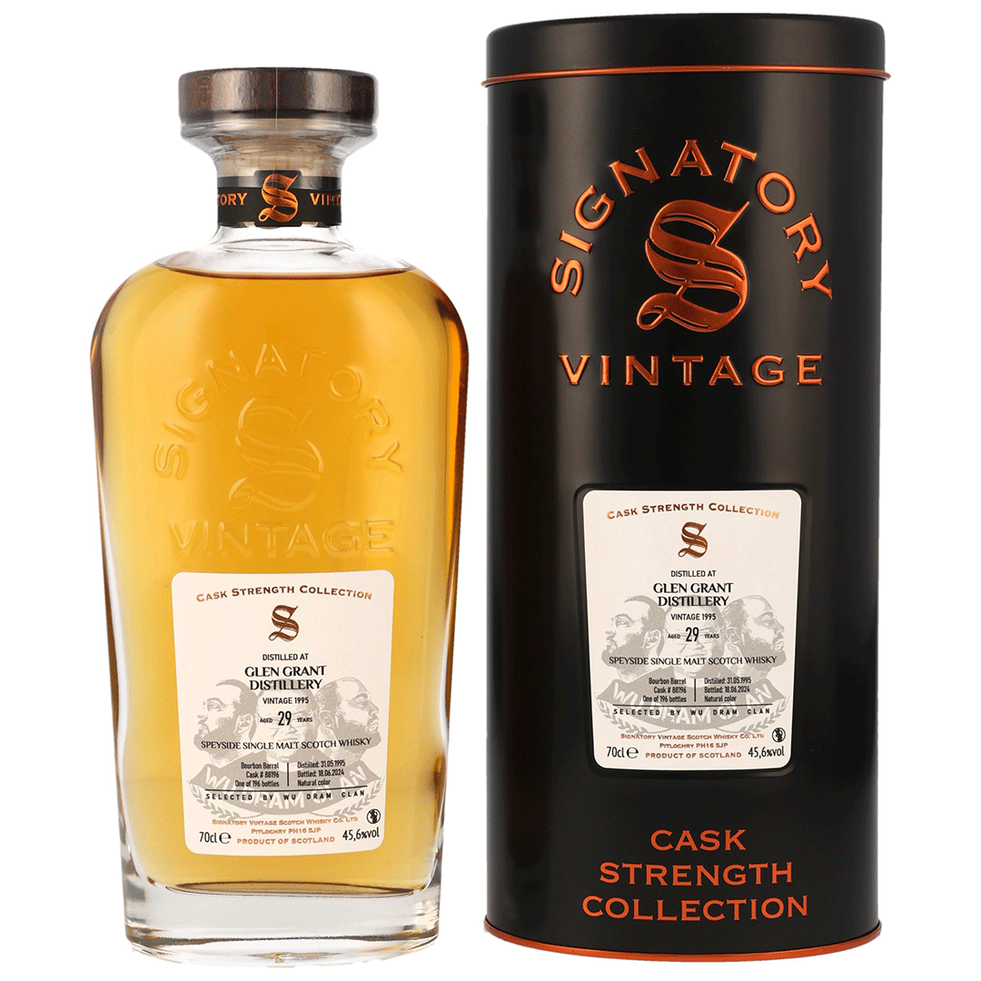 Glen Grant 1995/2024 - Cask Strength Collection - Fassnummer 88196 - Wu Dram Clan