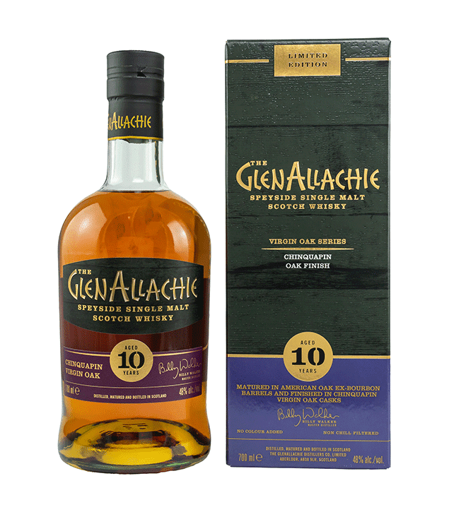 GlenAllachie 10 Jahre Chinquapin Oak Wood Finish