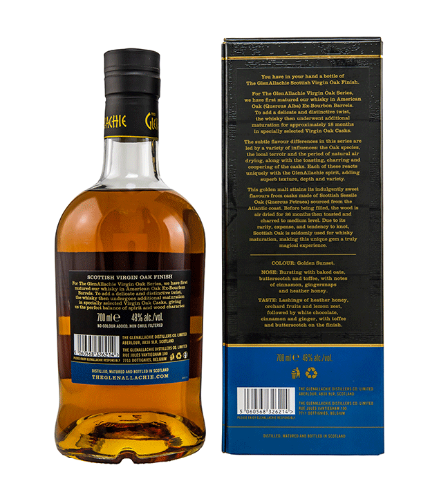 GlenAllachie 8 Jahre - Scottish Oak Wood Finish