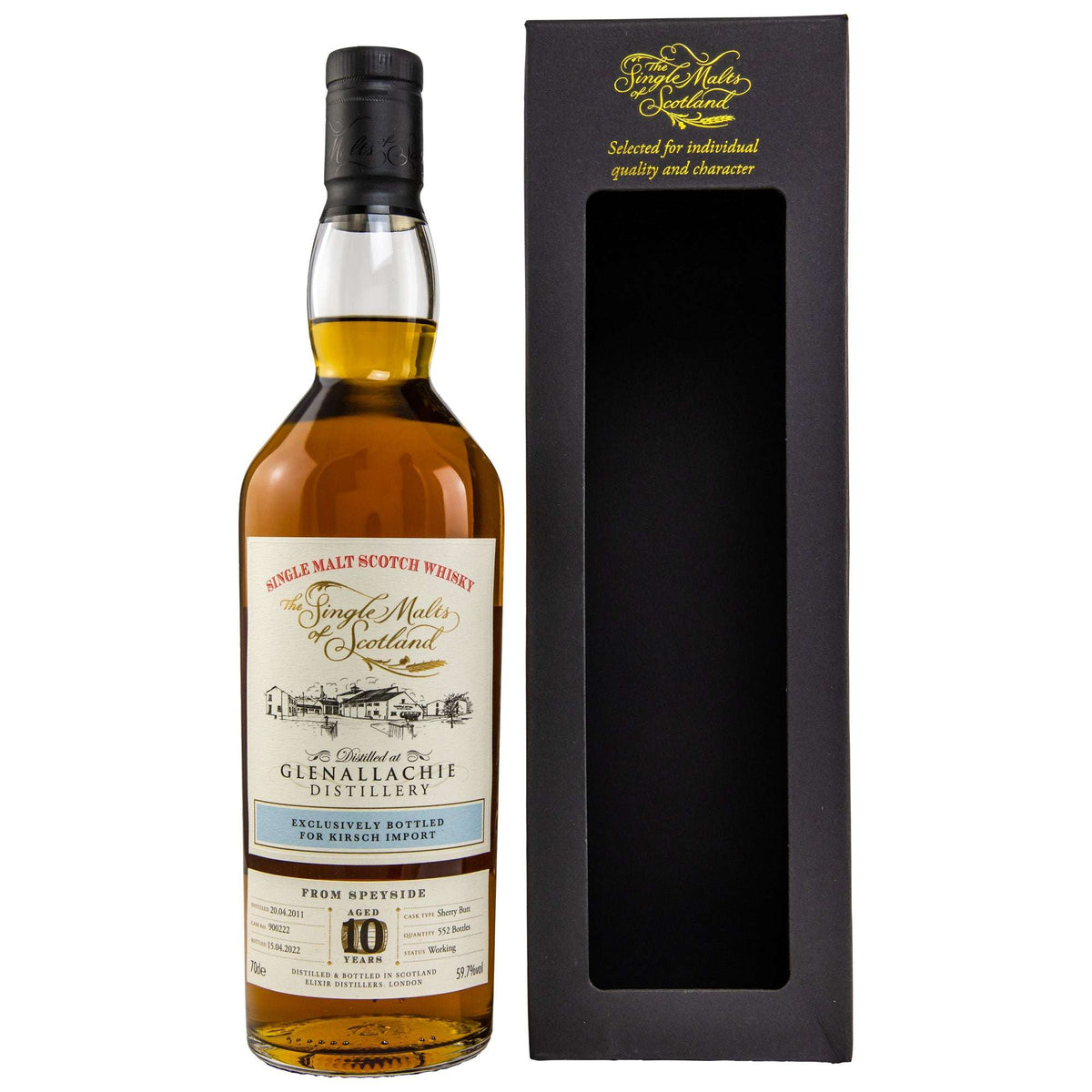 Glenallachie 2011/2022 - 10 Jahre - Fassnummer 900222 - The Single Malts of Scotland