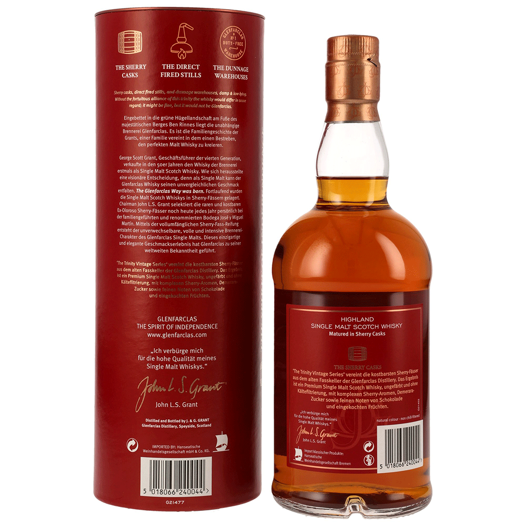 Glenfarclas Vintage 2012/2024 - Trinity Vintage Series