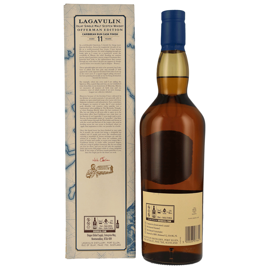 Lagavulin 11 Jahre - Offerman Edition 2024 - Caribbean Rum Cask Finish