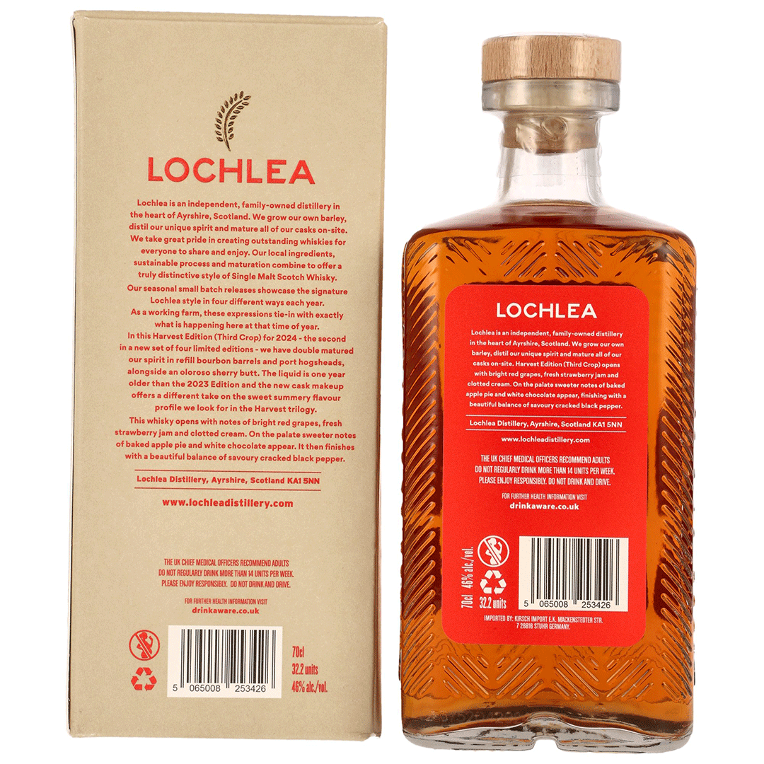 Lochlea Distillery Harvest Edition 3rd Crop