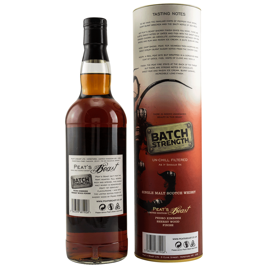 Peat`s Beast Batch Strength PX Sherry