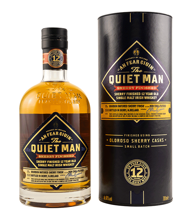 The Quiet Man Irish Single Malt - Small Batch Sherry Finished - 12 Jahre