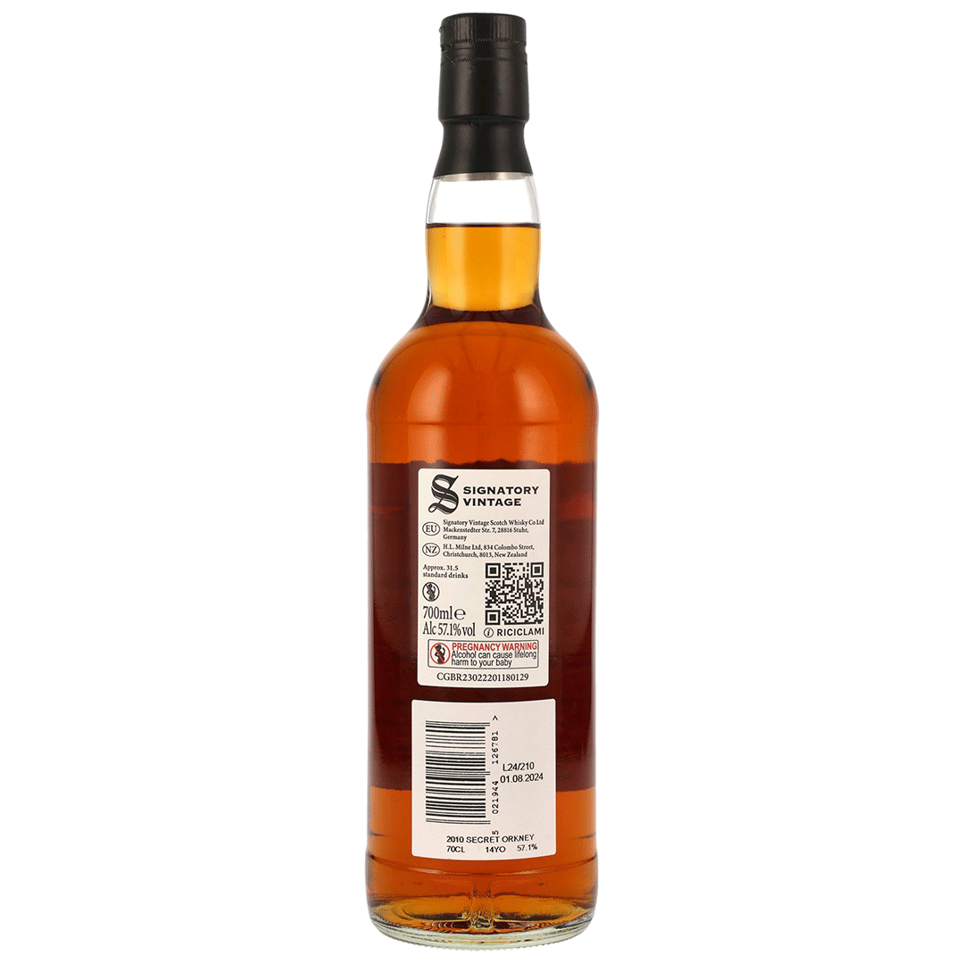 Secret Orkney 2010/2024 - 14 Jahre - Signatory 100 PROOF Edition #23