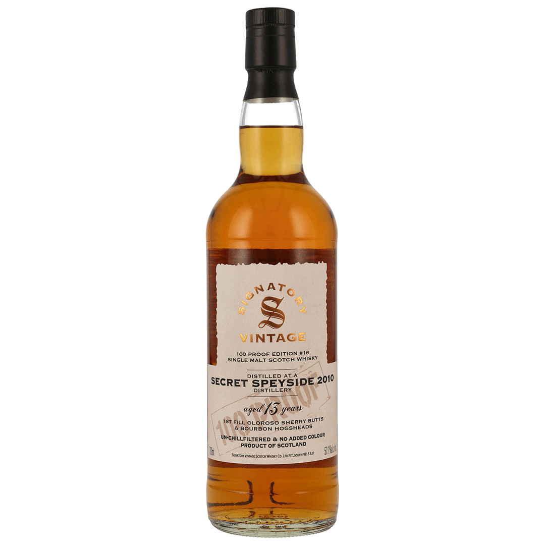 Secret Speyside 2010/2024 - 13 Jahre - Signatory 100 PROOF Edition #16