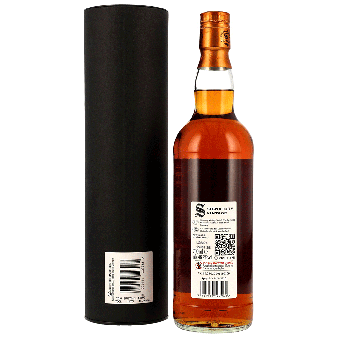 Secret Speyside (M) 2010/2025 - 14 Jahre - Signatory Small Batch Edition #16