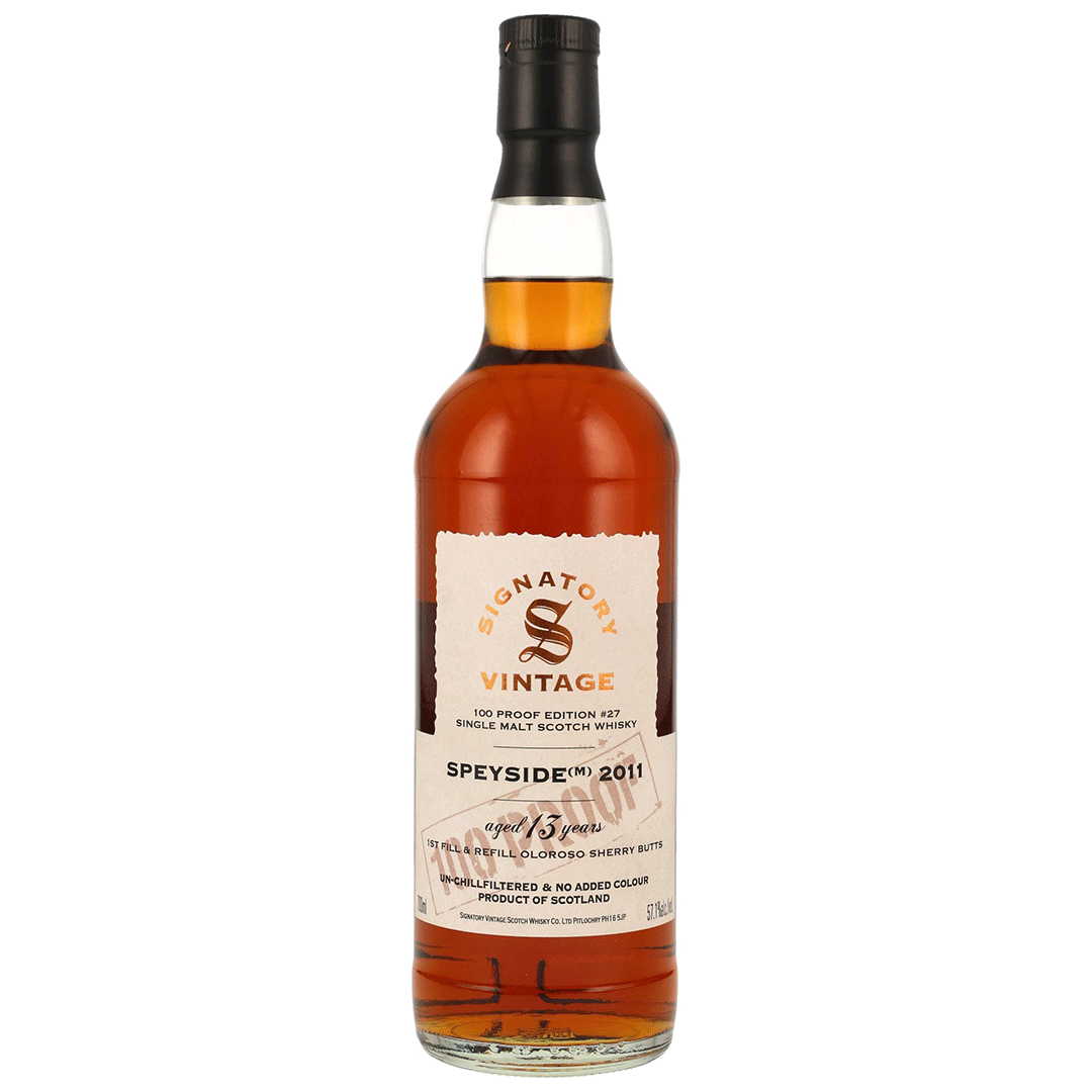 Speyside (M) 2011/2024 - 13 Jahre - Signatory 100 PROOF Edition #27