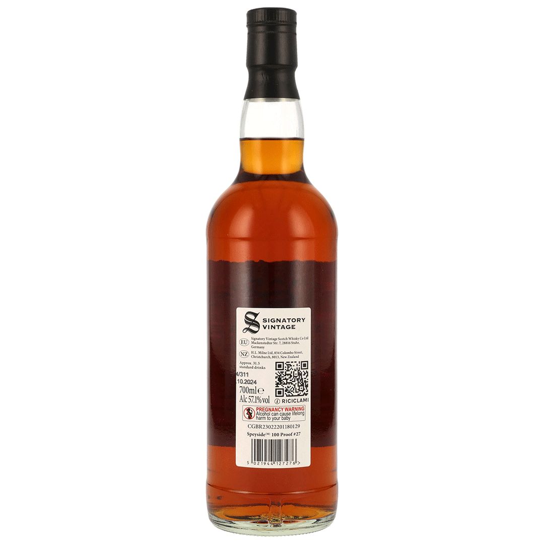 Speyside (M) 2011/2024 - 13 Jahre - Signatory 100 PROOF Edition #27