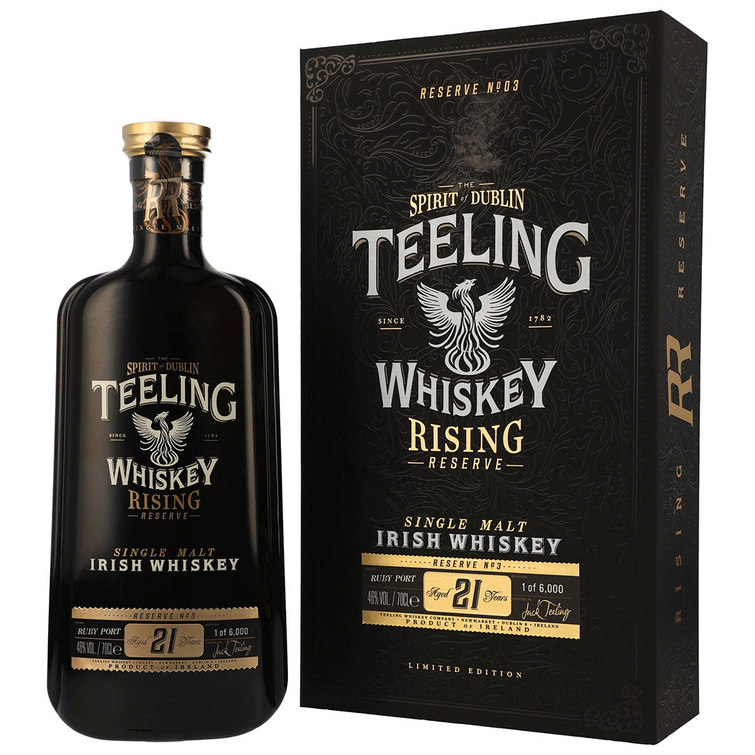 Teeling 21 Jahre - Rising Reserve No. 3 - Ruby Port Cask Finish