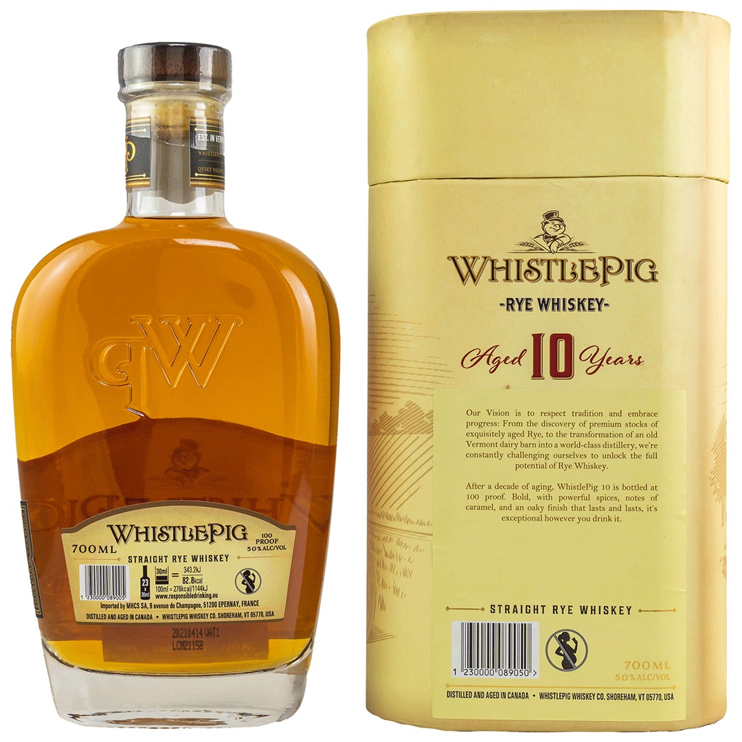 Whistlepig 10 Jahre Rye Whiskey