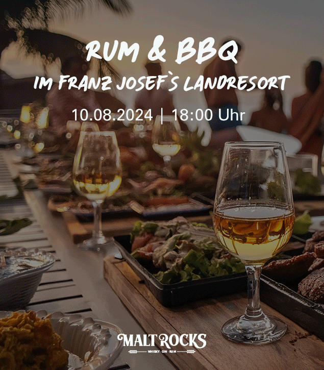 Rum & BBQ im Franz Josef`s Landresort am 10.08.2025