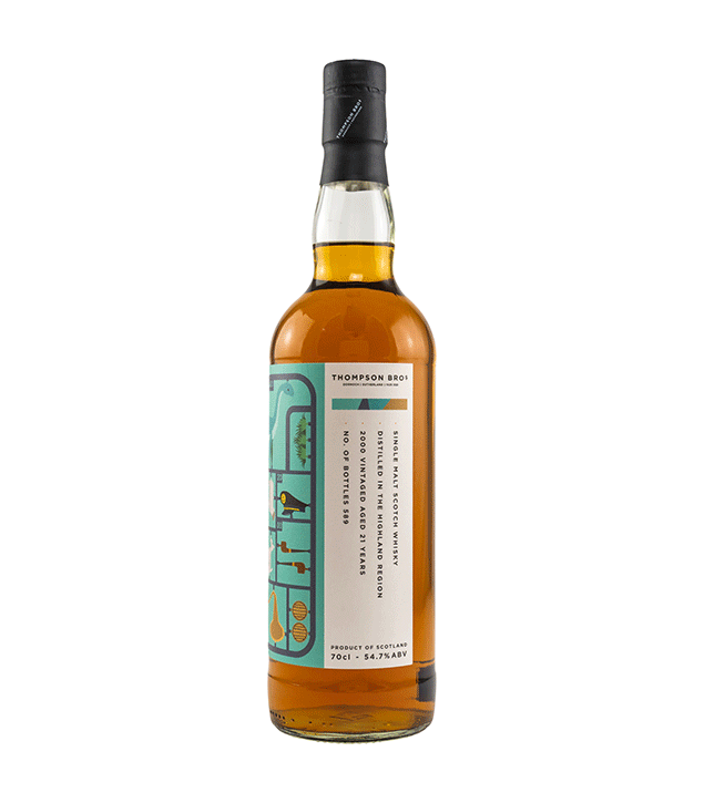 Highland Single Malt Whisky 2000/2021 - 21 Jahre - Thompson Bros.