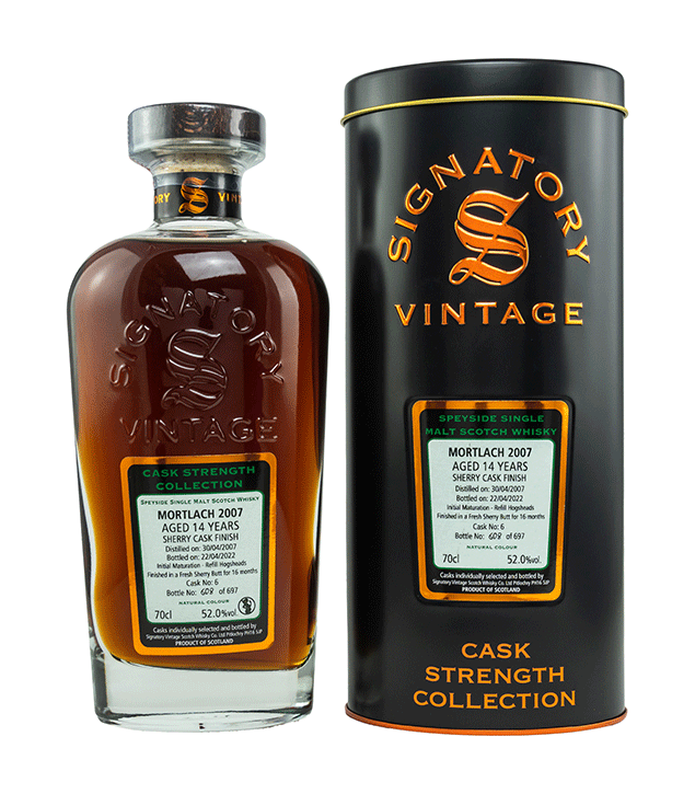 Mortlach 2007/2022 - Cask Strength Collection - Fassnummer 6 - Signatory Vintage